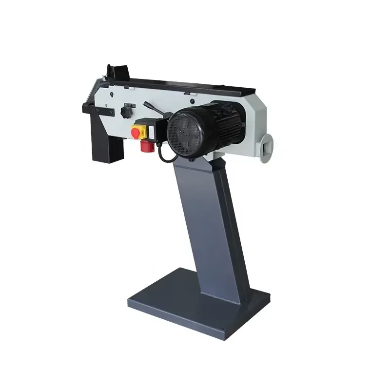Contact Wheel 200x75mm Belt Surface Grinding Machine S-75