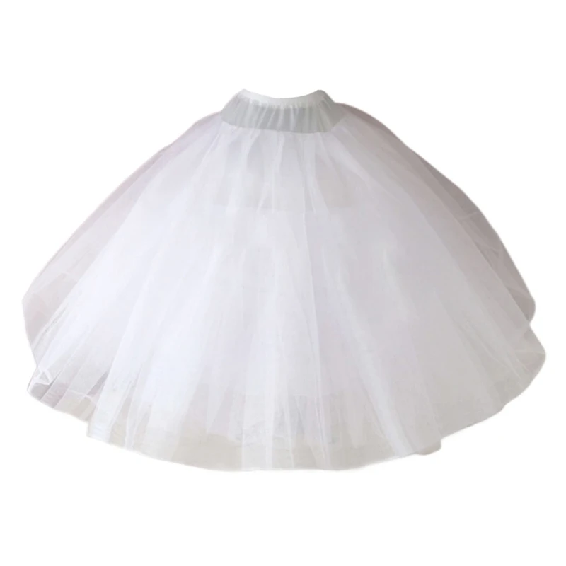 

Bride Wedding Boneless Dress Skirt Support Petticoat 8-layers Yarn Luxury Big Sw