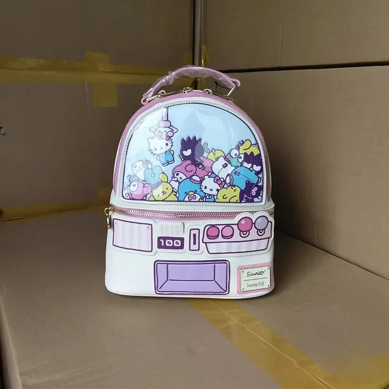 

Original Sanrio Family Loungefly Backpack Hello Kitty Bag Elementary School Backpack Women's Backpack Casual Bag Girlfriend Gift