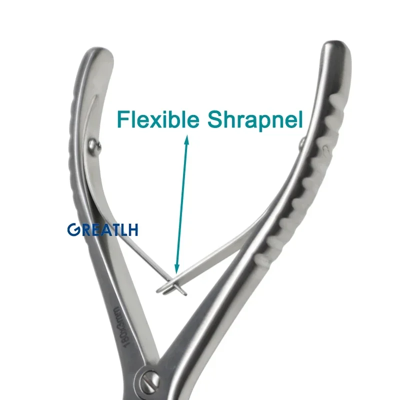 Imagem -05 - Rongeur- Dupla Articulação Instrumento Cirurgia Ortopédica 26 mm Pet 1pc Aço Inoxidável