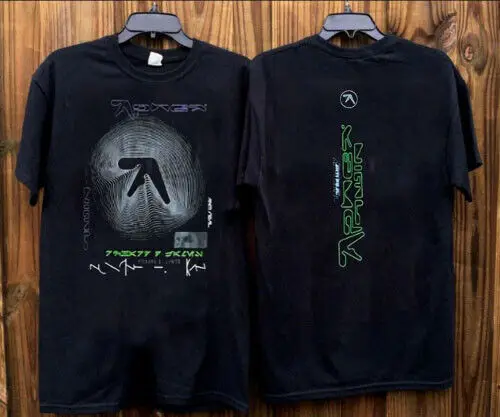 Aphex Twin Black Short Sleeve Cotton T-shirt Unisex S-5XL VM8248