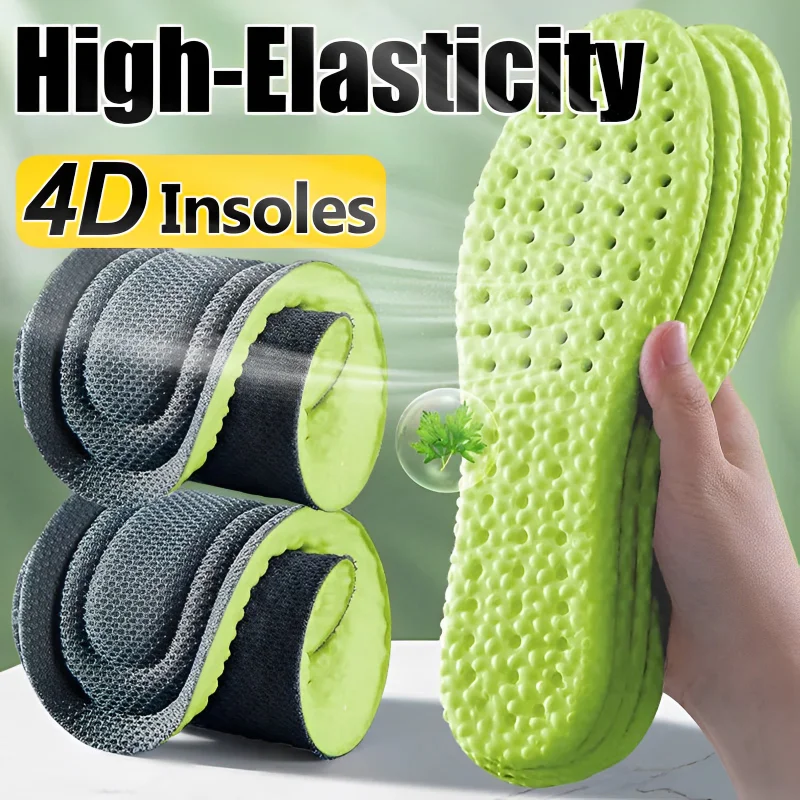 Sport Shoe Insoles Sweat Absorption Deodorizing Insole Plantar Fasciitis Insoles for Feet Man Women Running Orthopedic Shoe Sole