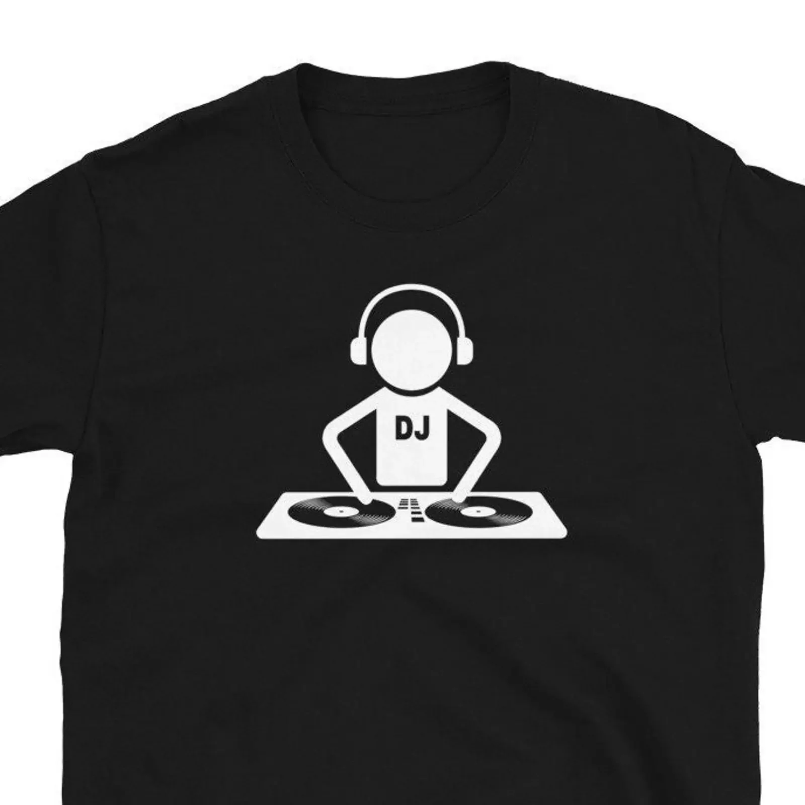 DJ Turntable Mixing  T Shirt Electronic Music Festival Party Wear for Lovers vintage Washed Slightly Soft streetwear Stylish