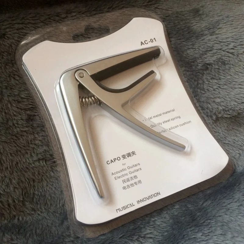Capo for Guitar & Ukulele – Quick Change Trigger Clamp for Acoustic & Electric