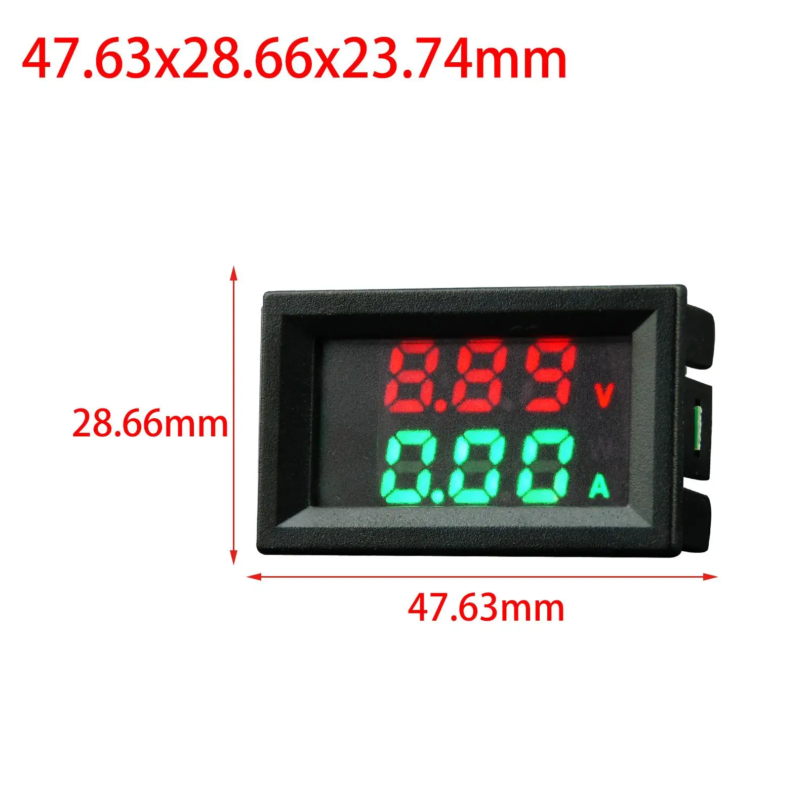 Digitales Voltmeter Amperemeter DC 100V 10A Amp Dual LED Display Panel DC4~30V Auto Strom Monitor Tester Mini DC Digital Multimeter