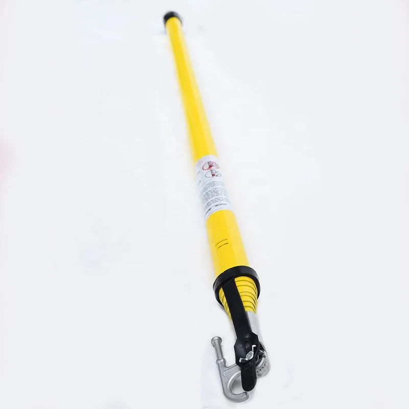 11KV/33KV High Voltage FRP Fiberglass Telescopic Hot Stick