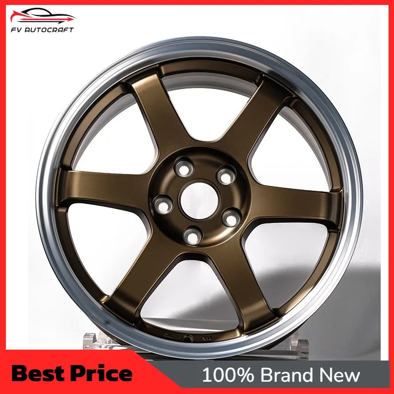 【2026】Forged Car Rims Forged Wheels TE37 Concave 6 Spoke 5 Holes Customized Size Black 20 Inch Forged Car Rims Wheels For Nissan