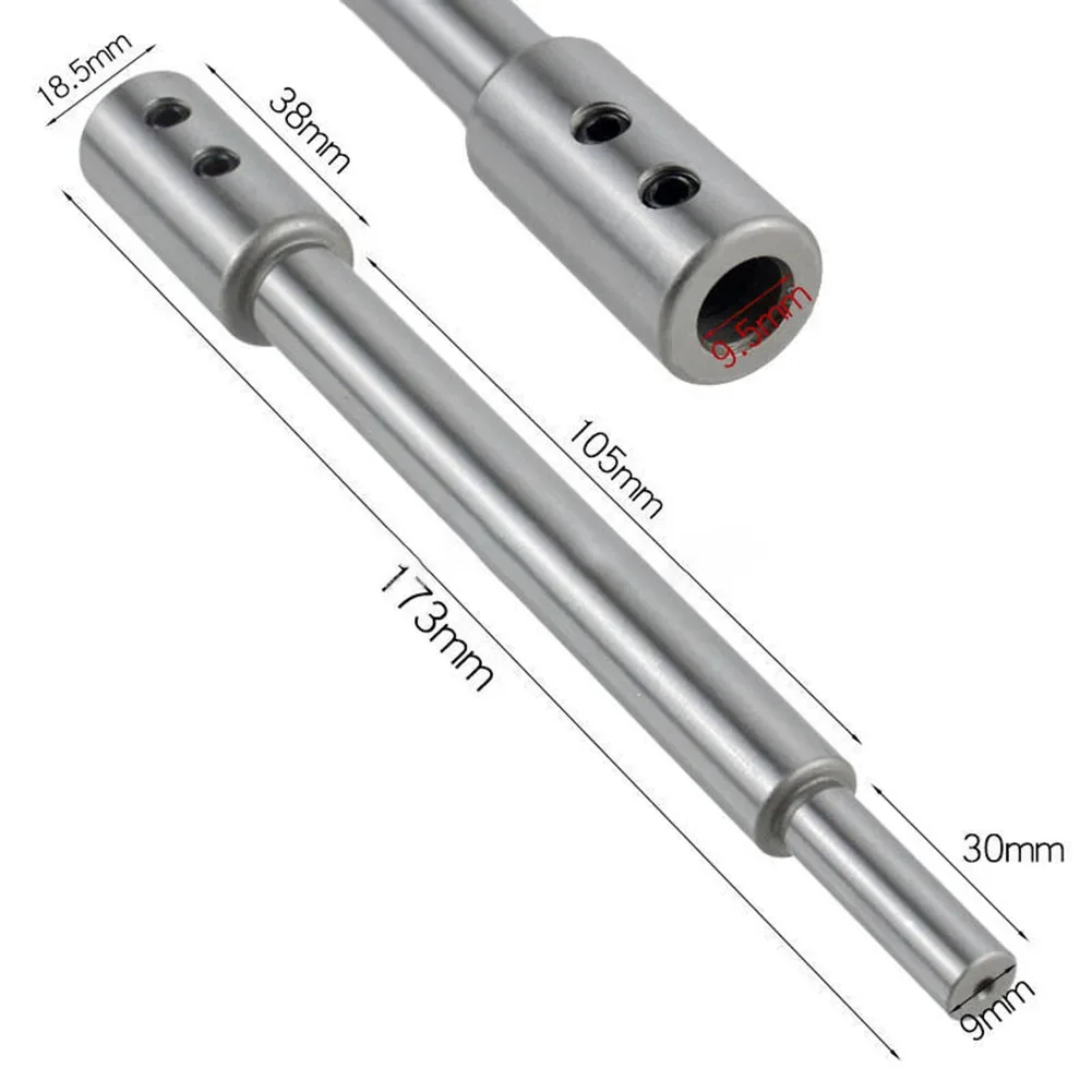 Drilling Projects Drill Bit Extension Deep Hole Drill 173mm 173mm Length Extra Long Extension Metal Construction