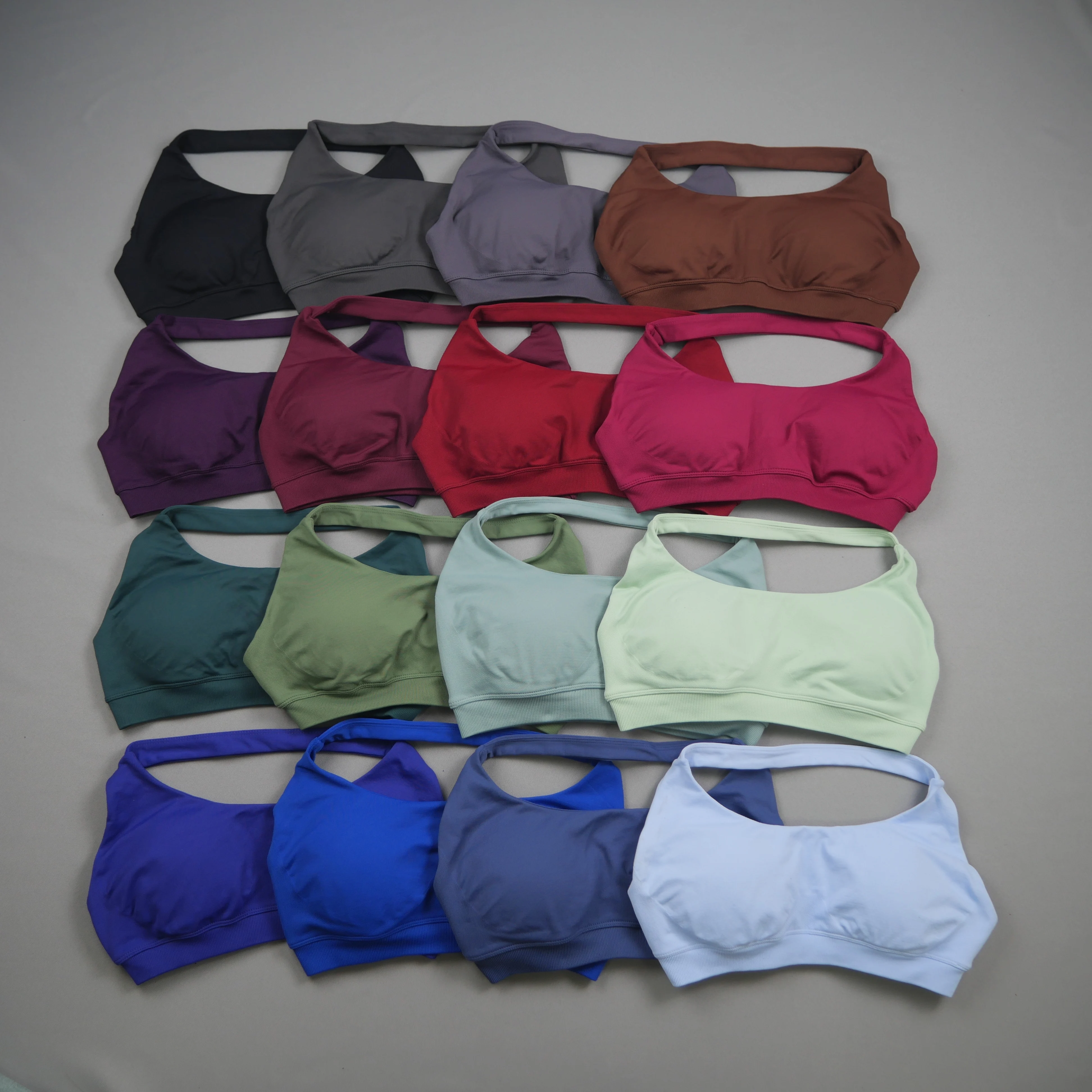 Nahtloser Neckholder-Sport-BH – Yoga Fitness Up Bewertung und Preis