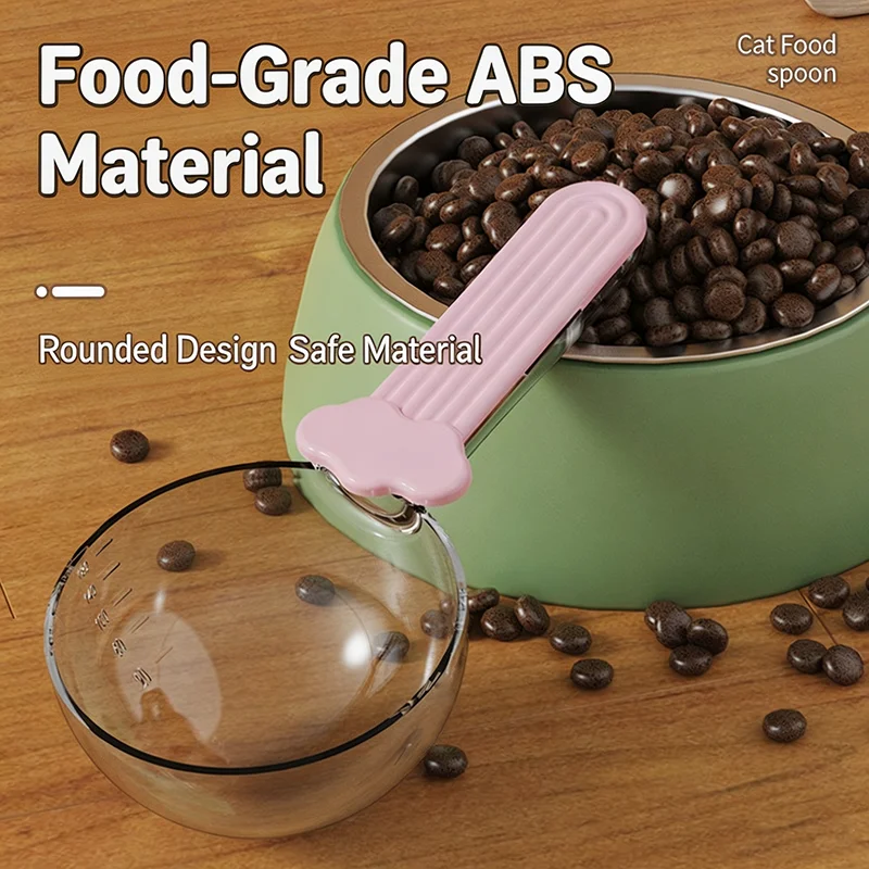 Measured Pet Food Spoon 2 In 1 - огляд і ціна Food Storage With Scoop