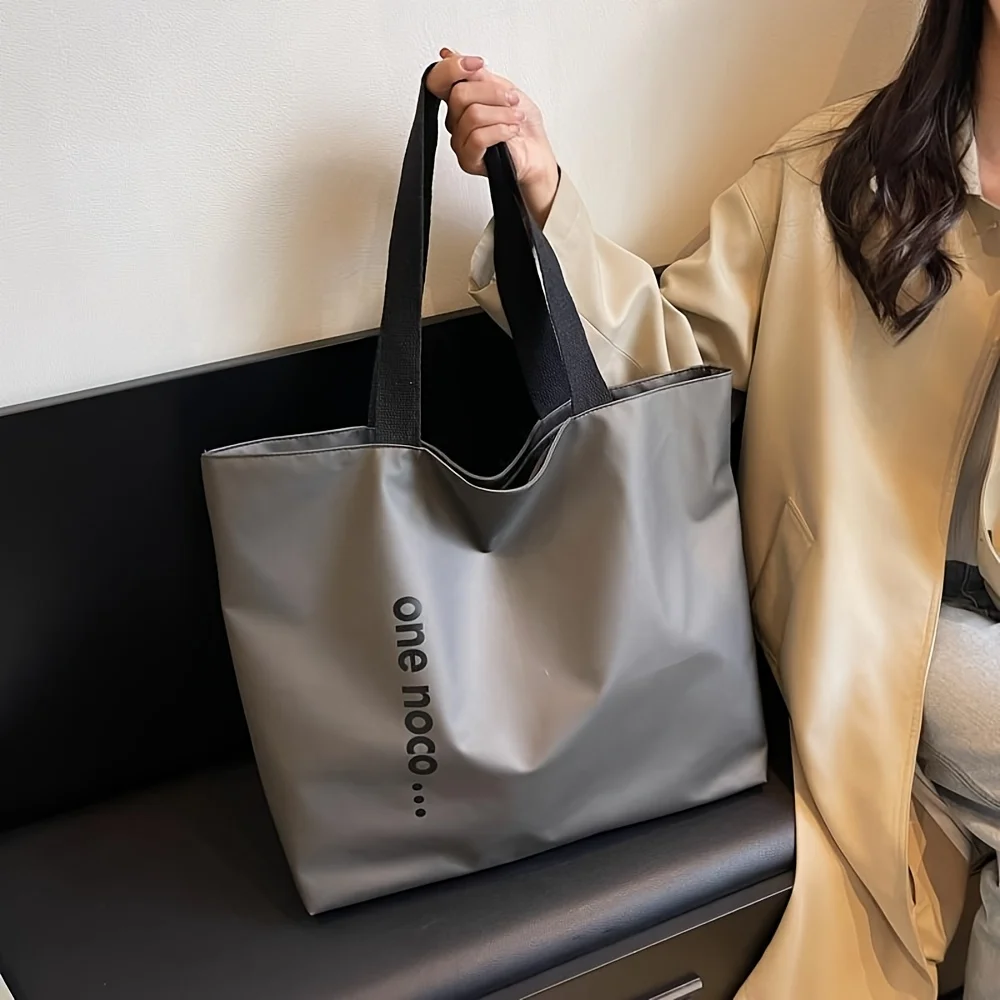Geräumige Tragetasche, Neue Stilvolle Handtasche, Vielseitig für den Arbeitsweg, Leicht, Luxuriös, Schlicht, Lässig, Wasserdichte Handtasche, Schultertasche – Detail 8