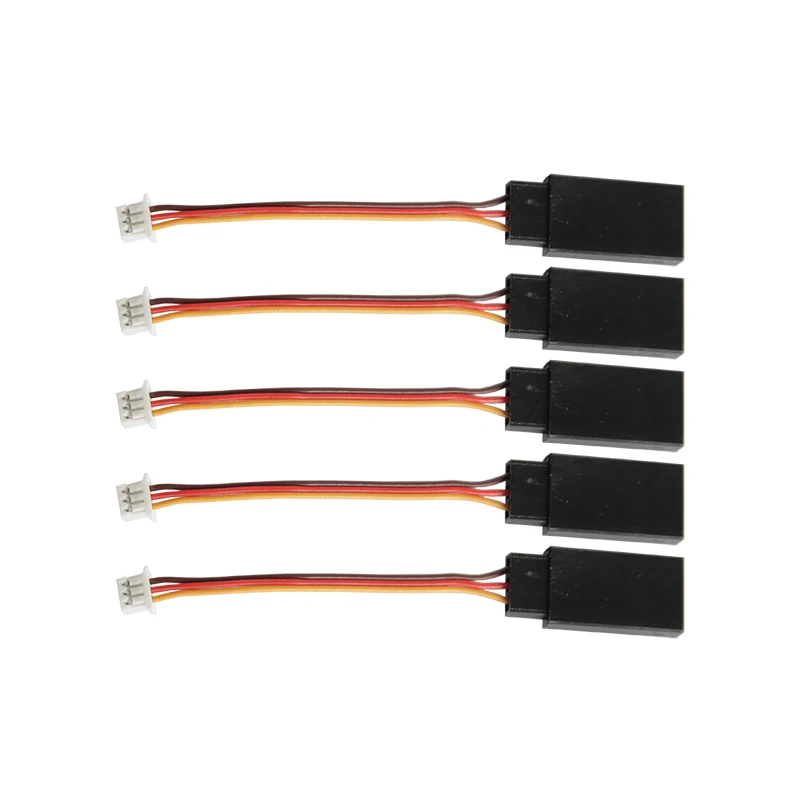 Male Molex Picoblade 1.25 to Female JR Standard Servo Adapter Female molex  1.25mm to Male JR 5PCS 28awg. 50mm length