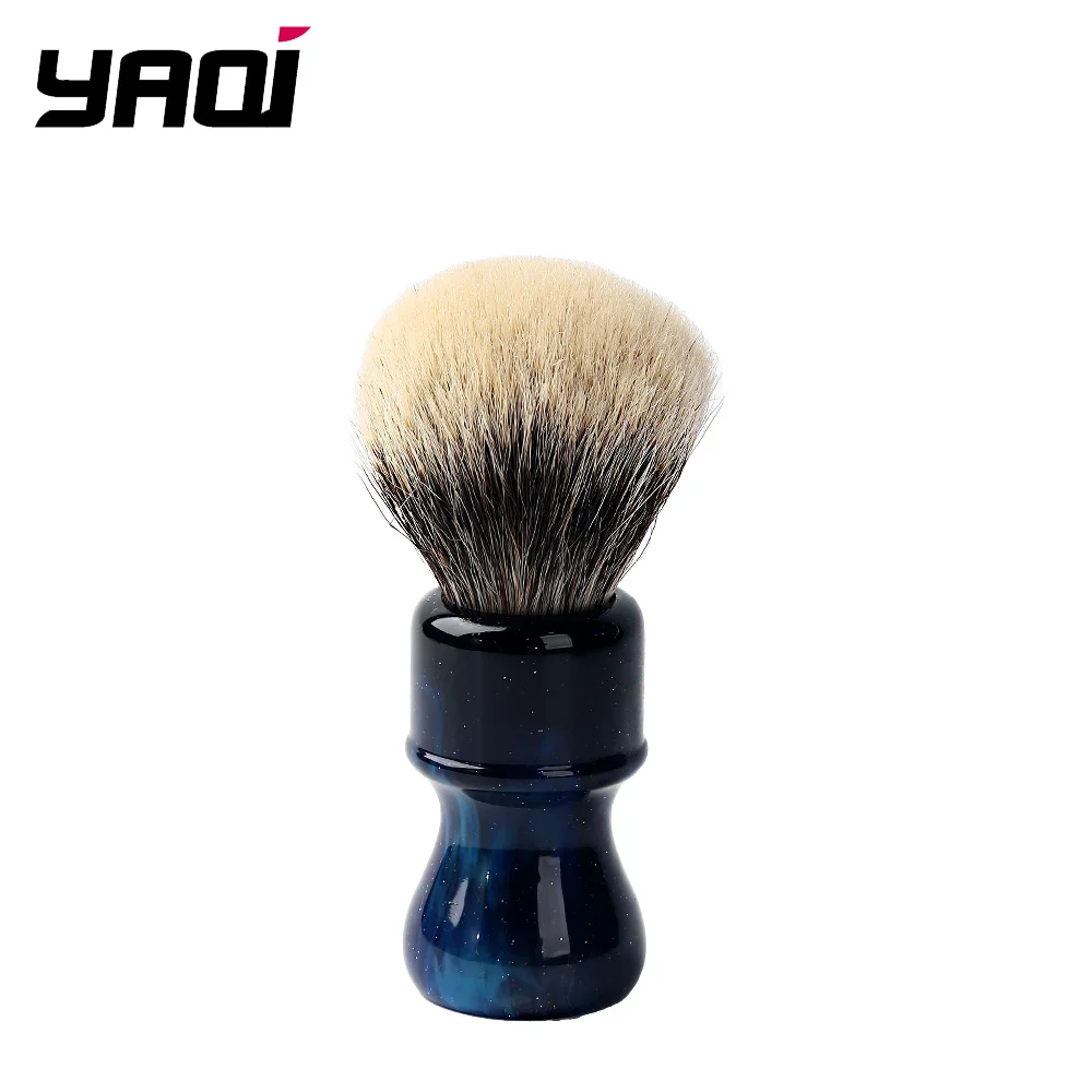 

YAQI 24MM Mysterious Space Color Handle Two Band Badger Hair Knot Men Shaving Brushes