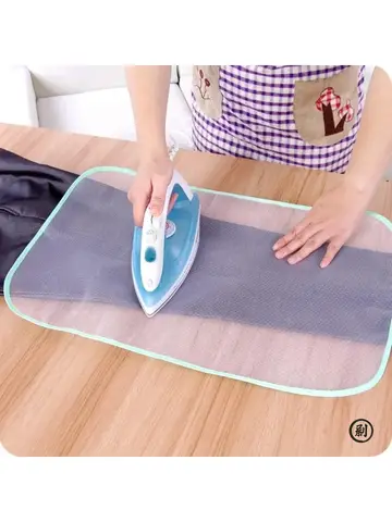 1pc pano protetor imprensa malha isolamento tábua de passar roupa esteira capa contra pressionar almofada mini ferro cores aleatórias