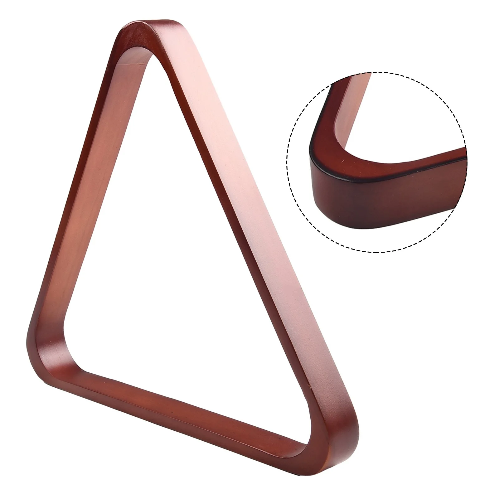 New Billiard and Pool 8Ball Triangle Rack, Wooden Construction, Suitable for American Pool Table, Promotes Accurate Ball Setup