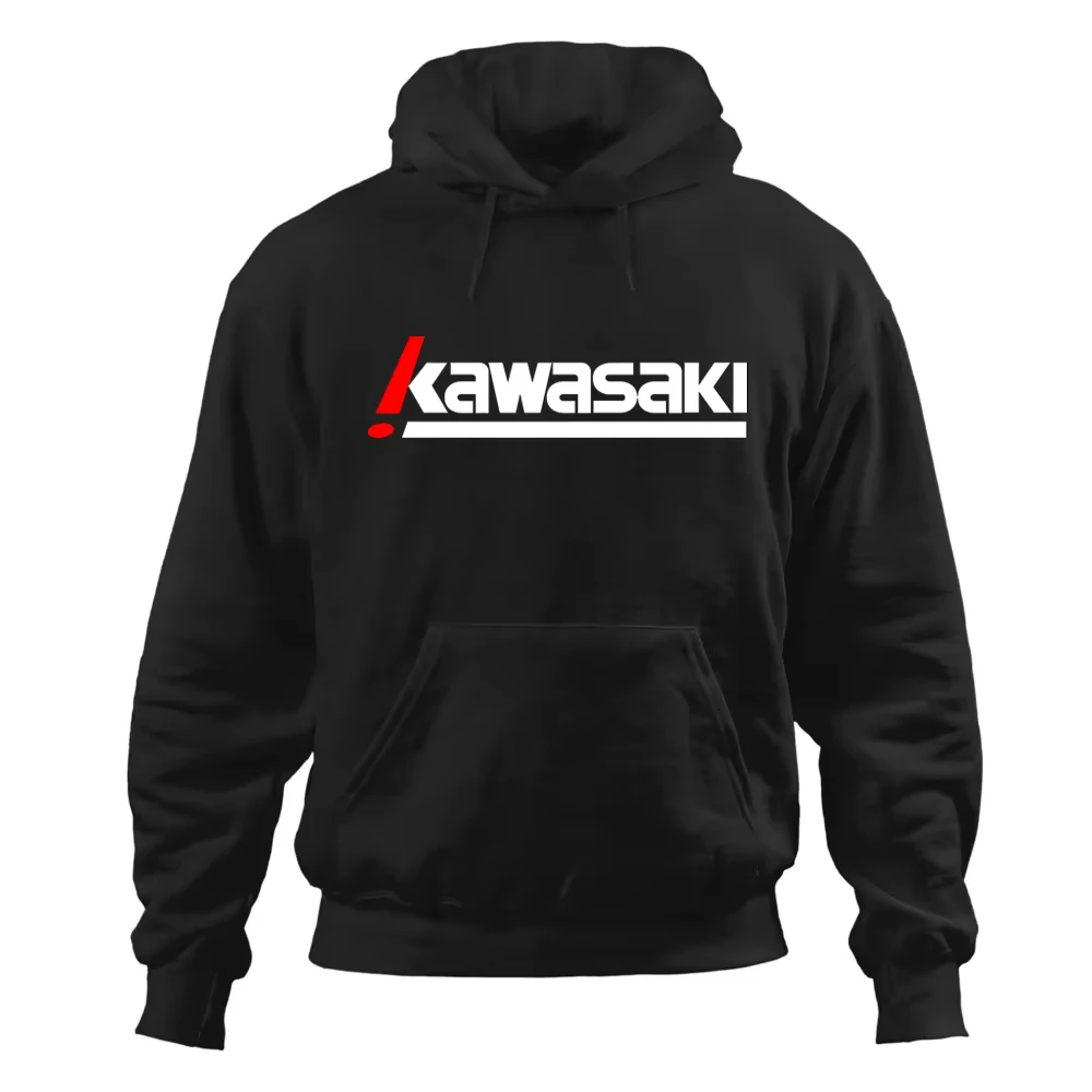 

Весна и осень 202, новинка Kawasaki, спортивный стиль, модная мужская красочная спортивная рубашка Y2K, женская модная толстовка с капюшоном