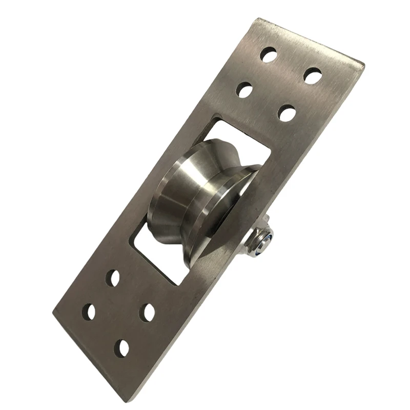 201 304 Stainless Steel Sliding Gate Door Track Wheel Invisible Pulley Villa Gate Pulley V-Shape U-Shape H-Shape Heavy Pulley