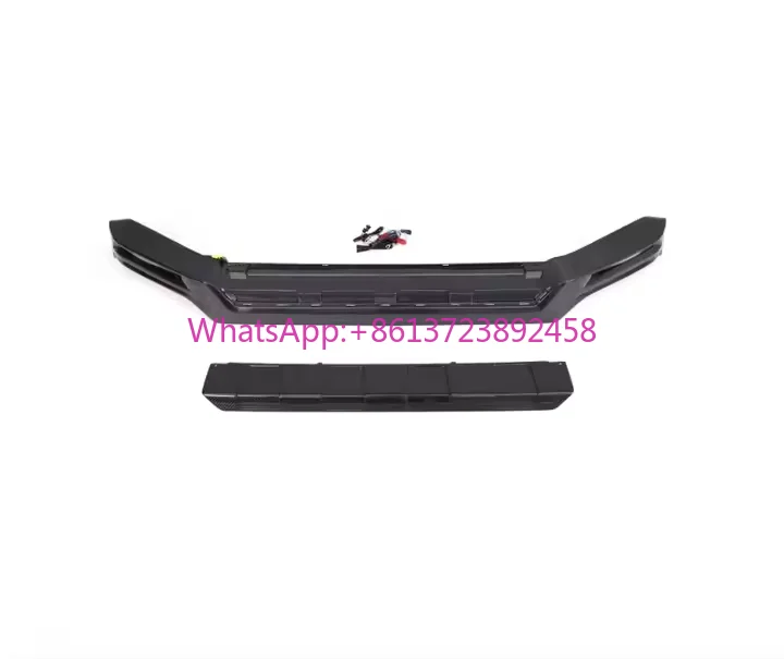 

For Benz G Class W464 G63 Dry Carbon Fiber JCW R Style Front Lip with Light Car Accessories 2019 Front Spoiler Front Diffuser