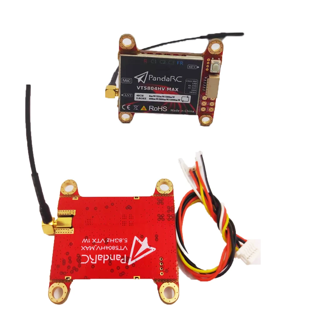 PANDARC VT5804M HV FPV 5.8G画像伝送機、最大600mWの調整可能な出力、UA Vsailors向けワイヤレスカメラ
