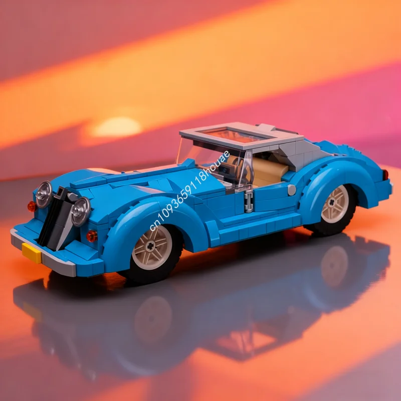 

756 шт. MOC Grand Coupe, модель строительных блоков, сборка, идея «сделай сам», рождественский подарок, образовательная кирпичная игрушка, детский день рождения