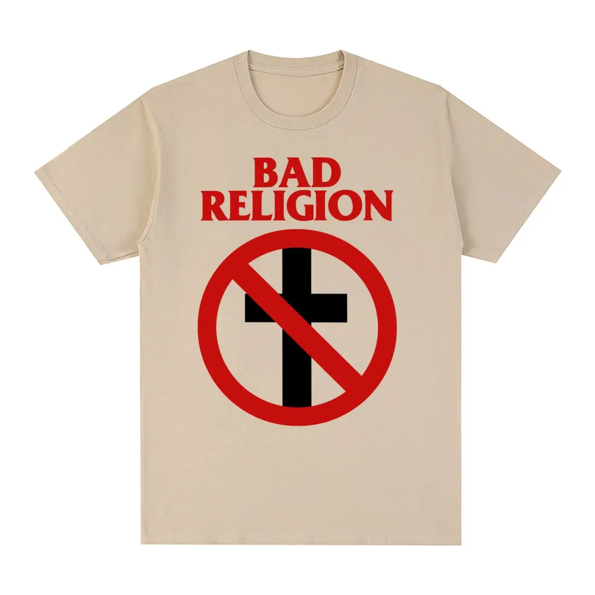 bad religion Vintage T-shirt Summer Casual Homme Streetwear Cotton Punk Rock American Men T shirt New Tee Tshirt Womens Tops