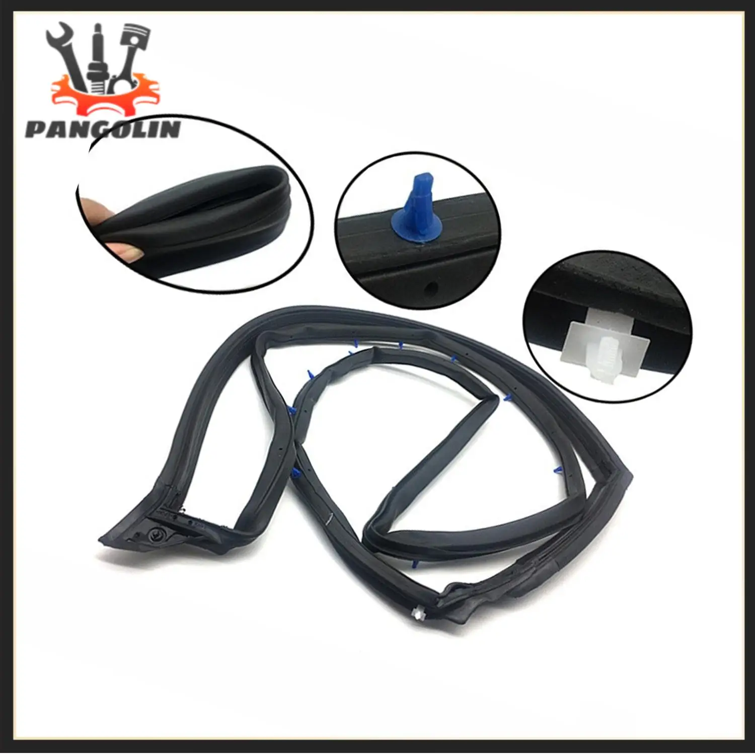 

4pc Door Weatherstrip Sllence Opening Gasket On Door 72310-SNA-A01 72350-SNA-A01 72810-SNA-A01 72850-SNA-A01 For Civic 2006-2011