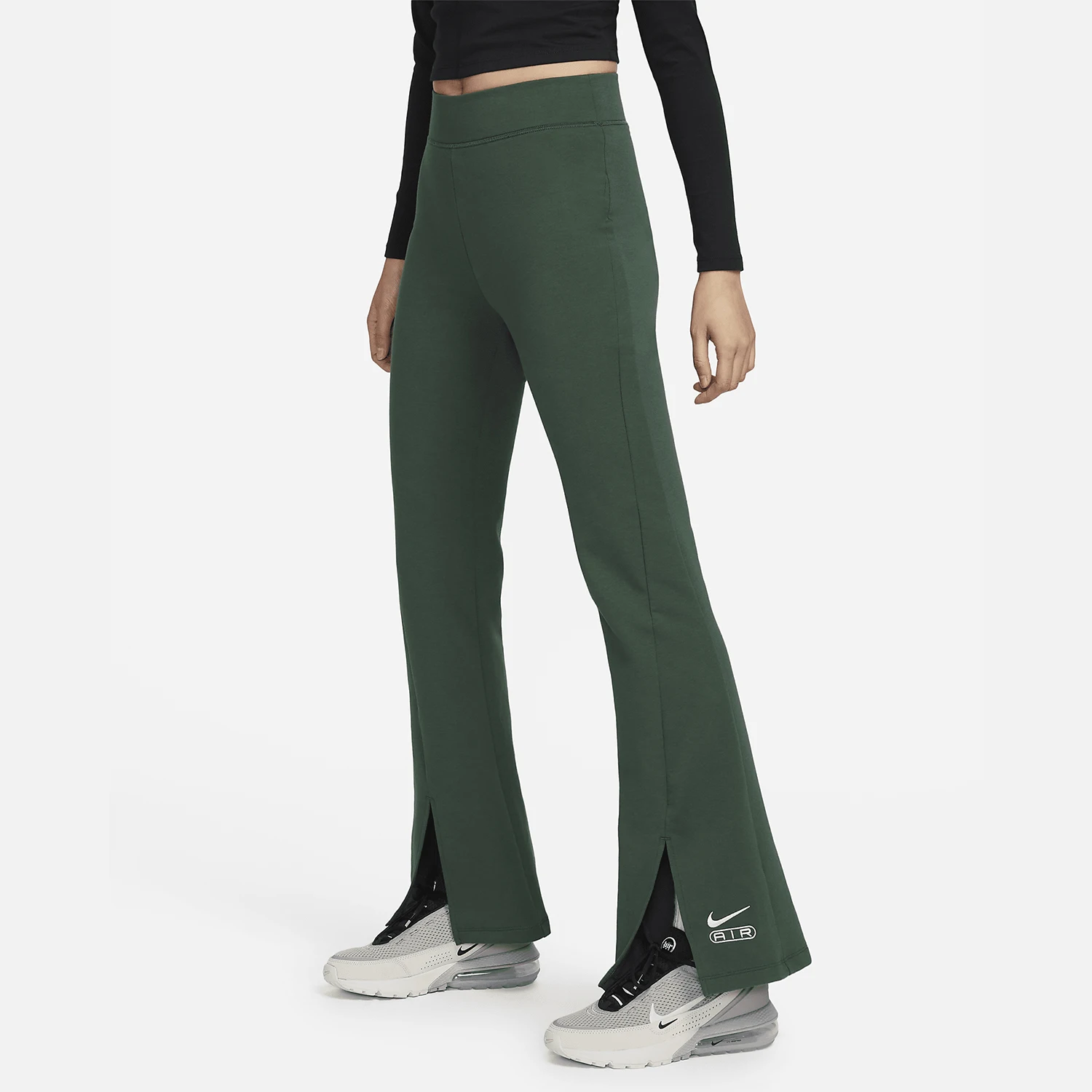 Nike genuine Air women's high waisted slit pants with athletic and casual leggings FN1892-323