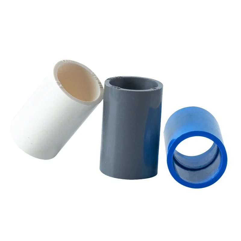 Picture 3: 1PCS ID 16mm~200mm PVC Straight Connector Water Supply Pipe Fittings Equal Connectors For Garden Irrigation Aquarium Adapter