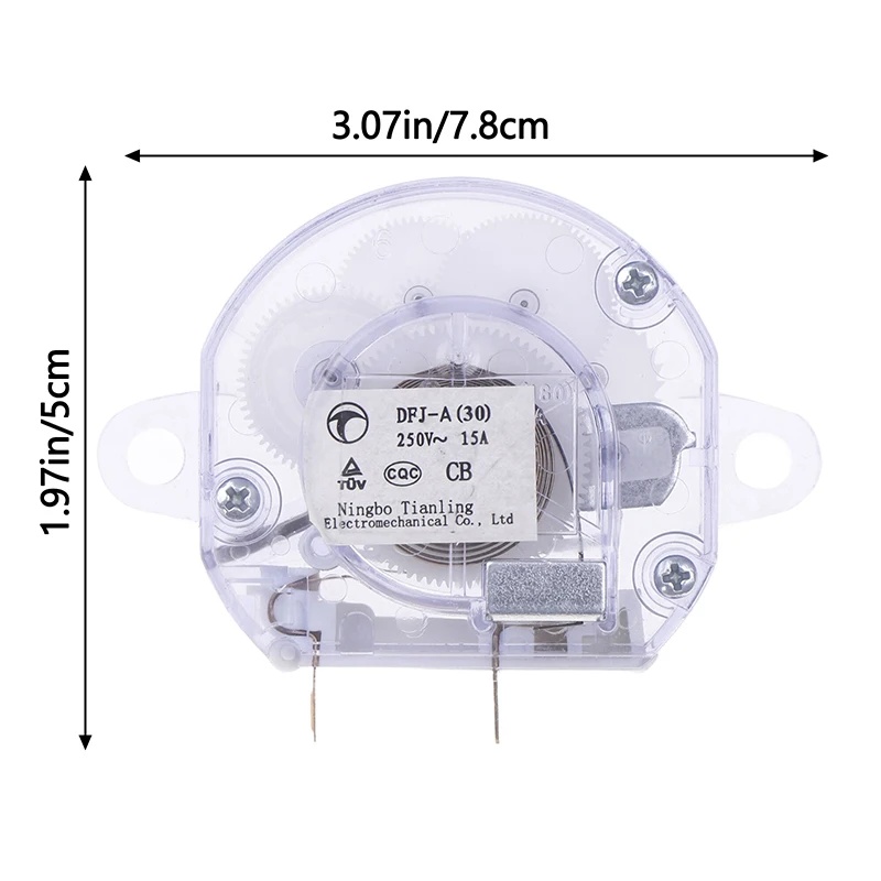 1pc secador temporizador interruptor de temporização para roupas secador máquina lavar peças reparo universal acessórios 30 minutos 15a