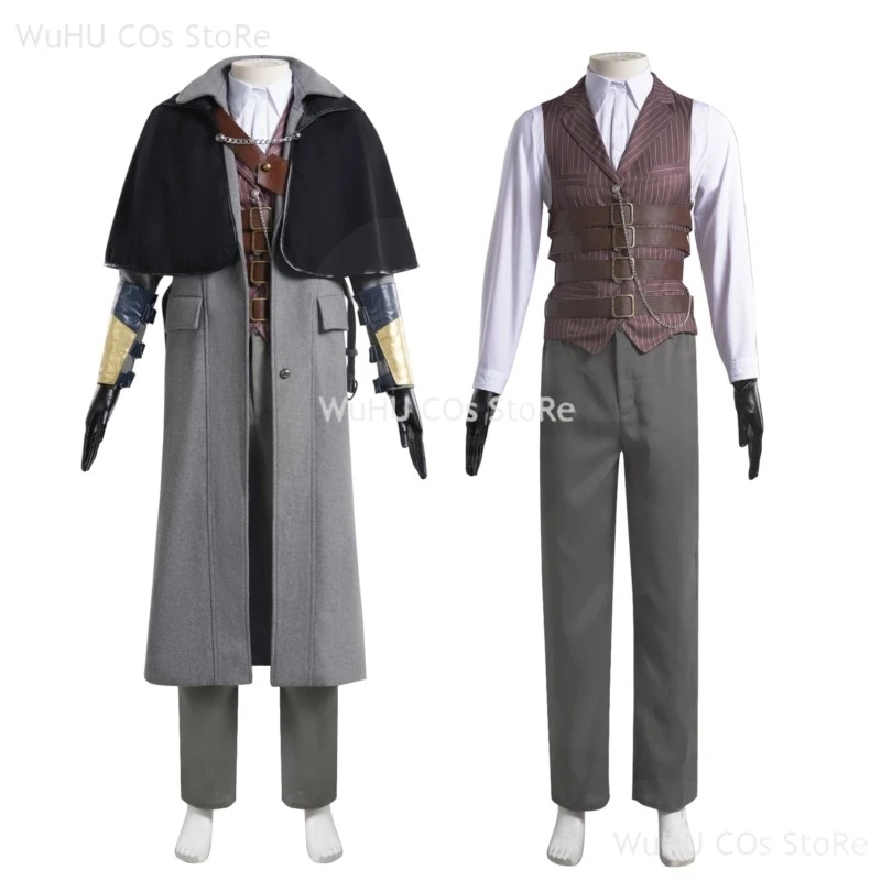 Game Bloodborne Gehrman Cosplay Costume Halloween Outfits Women Men New Suit Uniform Accessories And Props Set
