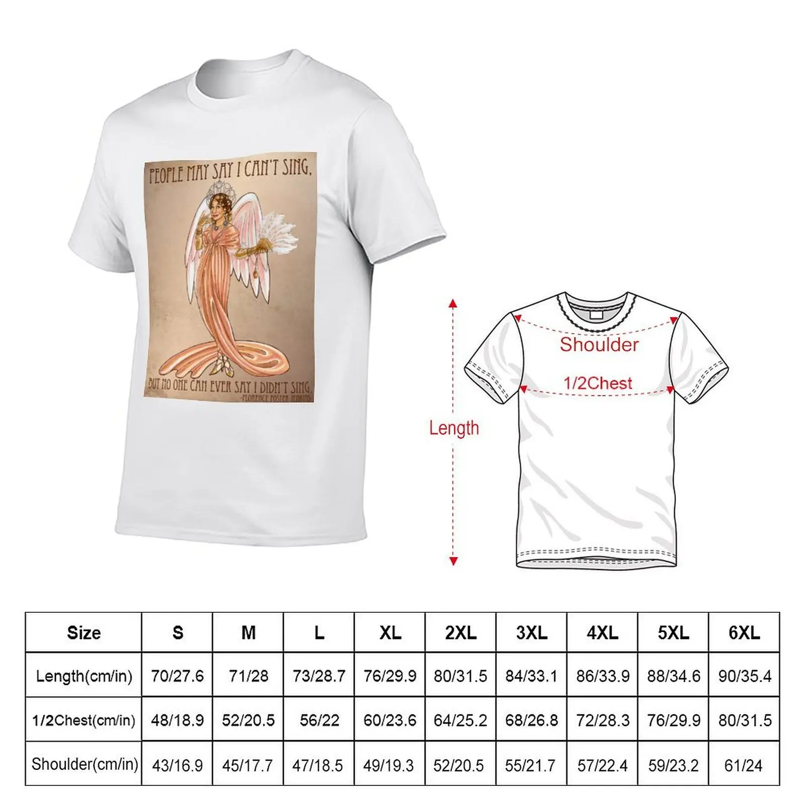 Florence Foster Jenkins T-Shirt designer shirts rapper graphic tees mens designer t shirt