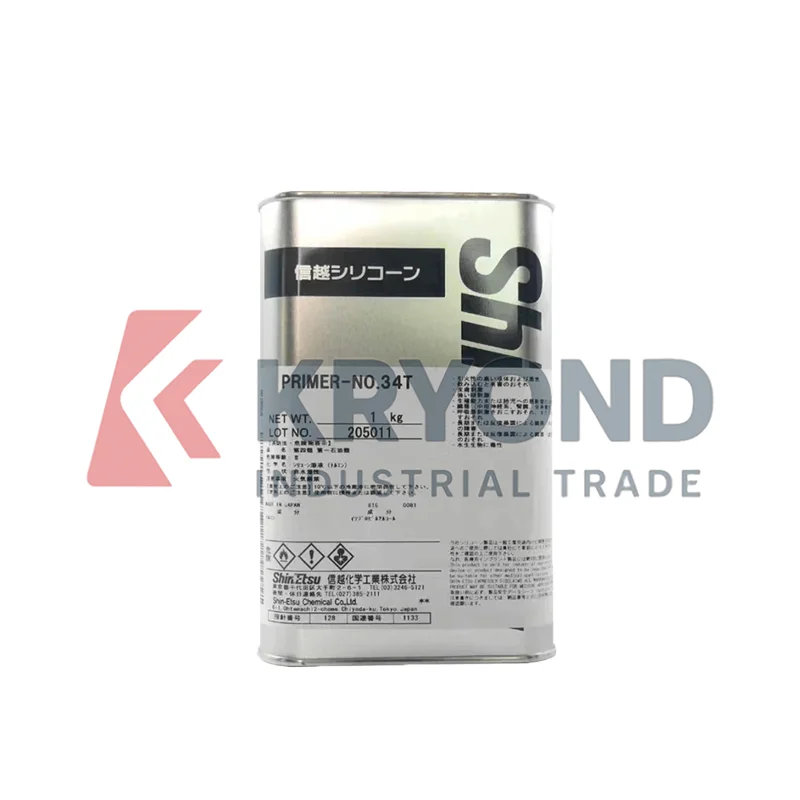 ShinEtsu PRIMER-NO.34T Silicone Primer for Enhanced Adhesion in Bonding and Sealing Applications with RTV Silicone