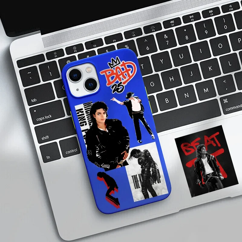 DIY UV Sticker Party Theme MJ DTF Decal Handbook Scrapbook Michael Jackson Phone Case Diary Greeting Card Decoration Hot Gifts