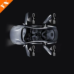 For BYD Destroyer 05 Accessories Car HD No Fading LED Door Welcome Light Projector Shadow Light Warning Ambient Light