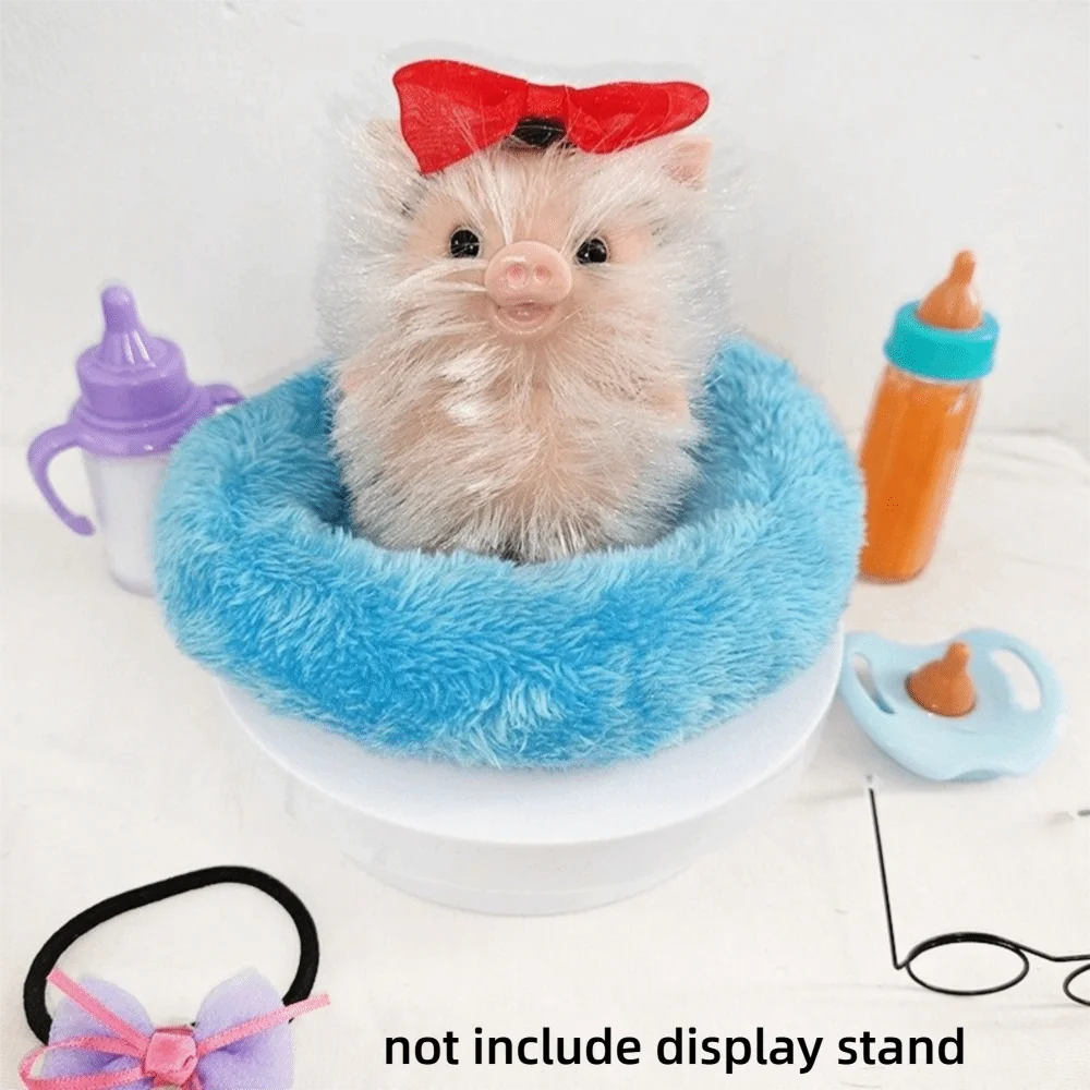 Realistic Silicone Reborn Pet Pig Stress Relief Lifelike Texture Squeeze Hairy Surface Simulation Decompression Children Gift