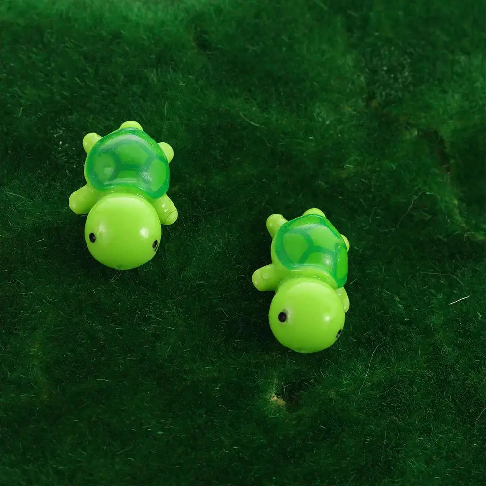 DIY Kawaii زهرة وعاء بونساي المشهد 10 قطع السلاحف البحرية مصغرة دمية ديكور