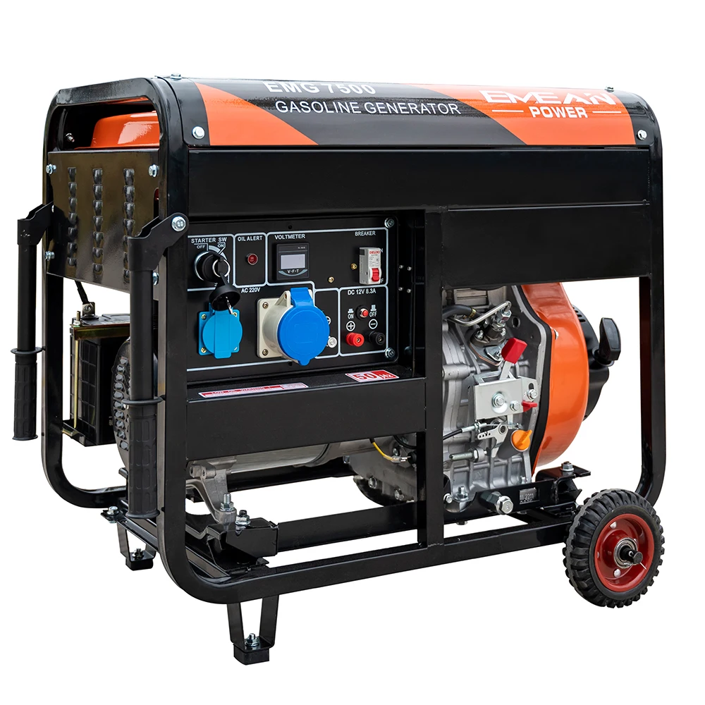 Silent Portable Open Type Frame diesel Generator 3kva 6kva 8kw 3 Phase Silent Open 3000w diesel Generator 110v 230v