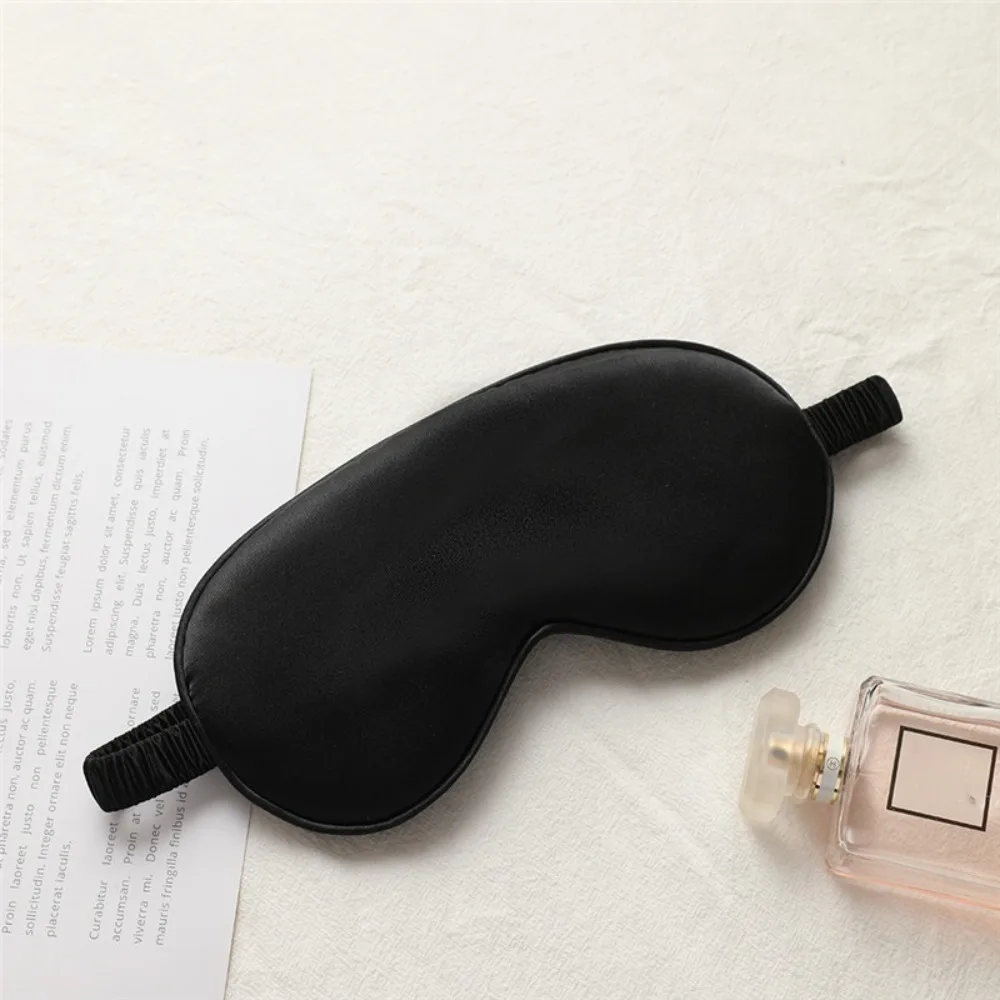 Polyester Sleep Mask Adjustable Strap Breathable Total Blackout Eye Cover Sleep Shading Multi-Color Breathable Eye Mask Home