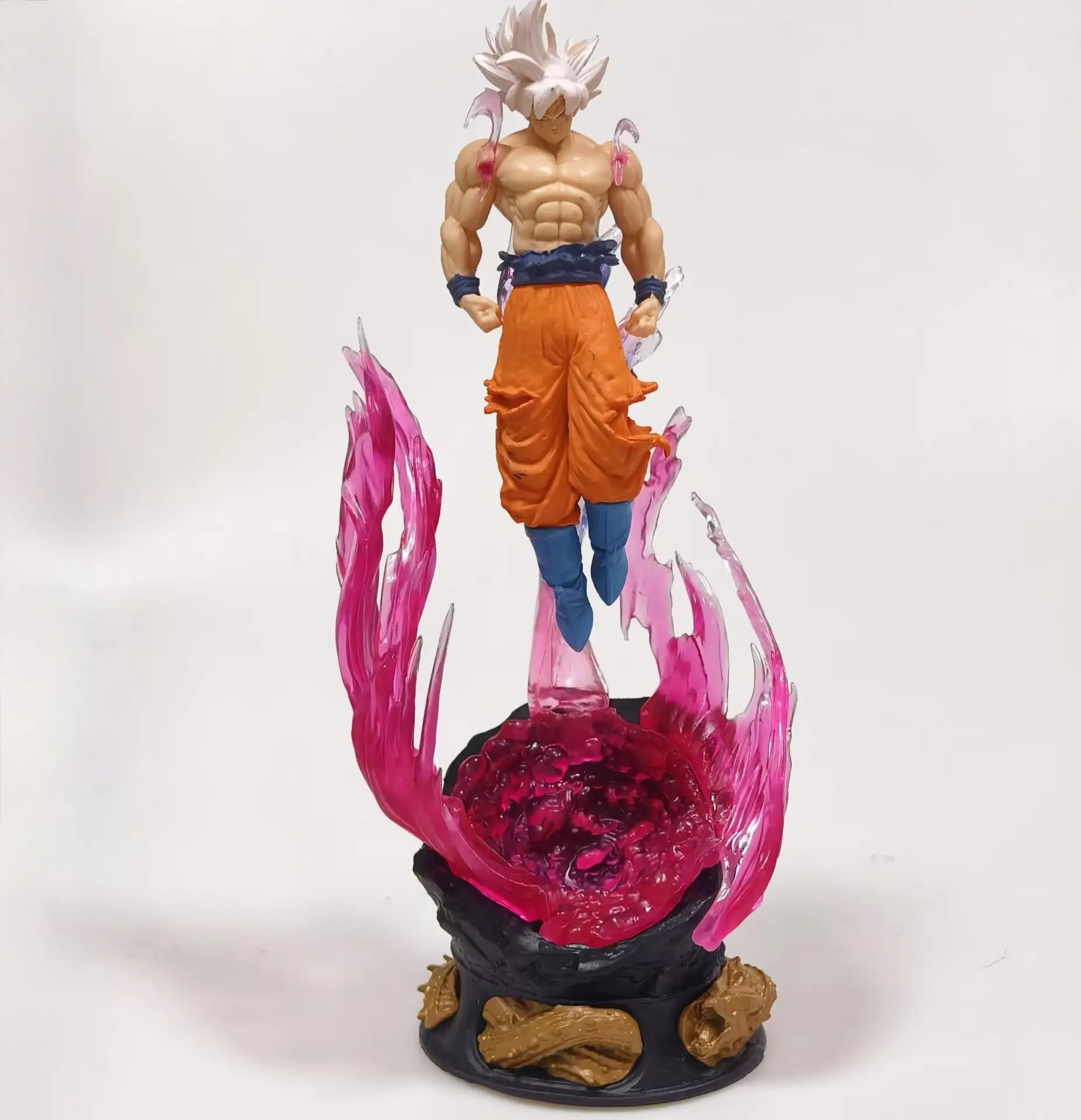 Dragon Ball Super Saiyan Little Freedom Ultimate Skill Wukong Anime modelo hecho a mano regalo ornamental