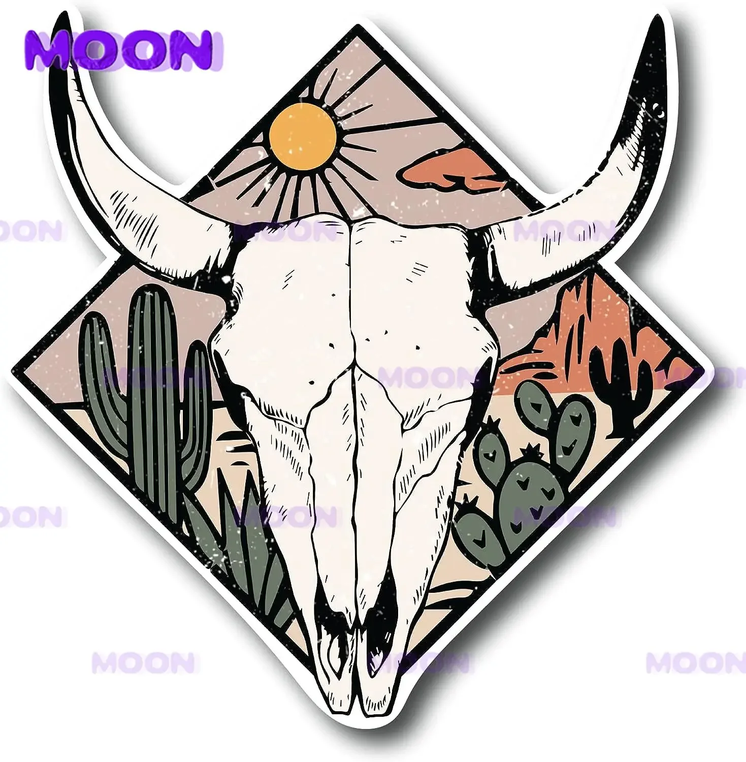 

Коровья голова кости водостойкая наклейка на стену, окно, галстук, окрашенный в виде инопланетянина, психоделический гриб, хиппи, Радуга, Галактика, рок, тройной подсолнух