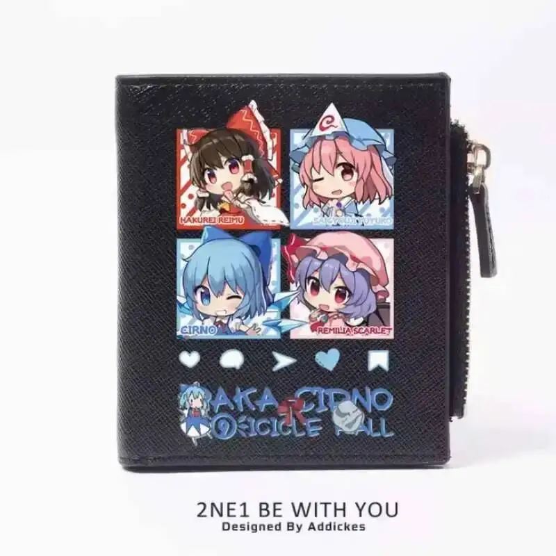 

Touhou Project Hakurei Reimu Cirno модный кошелек из искусственной кожи кошелек для карт монета на молнии сумка для денег косплей подарок B536 аниме