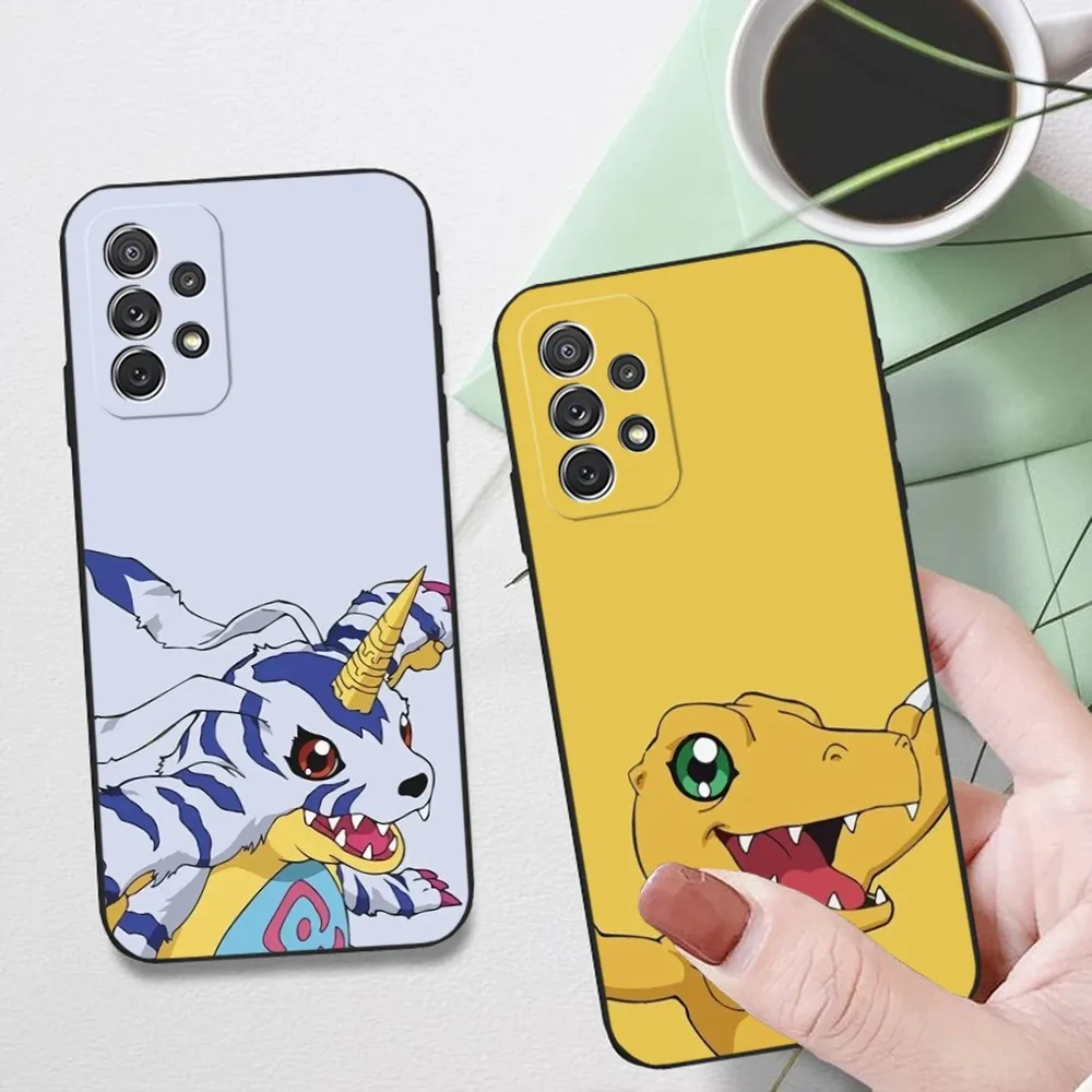 Digimon Anime Phone Case for Samsung Galaxy S20 S21 S24 S23 S22 Ultra Fe Plus M54 A34 A54 A24 A52 A53 Coque