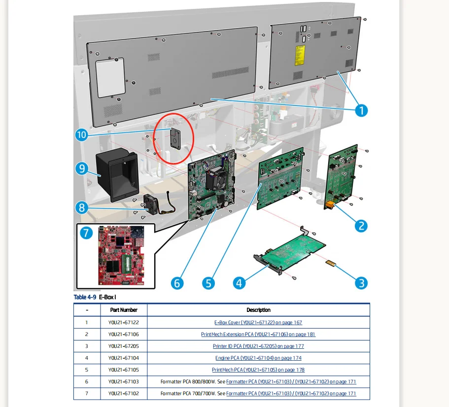 Imagem -05 - Disco Rígido ps para as Peças do Plotador da Impressora Y0u2167116 500gb para o Látex 700 700w 800w 800w