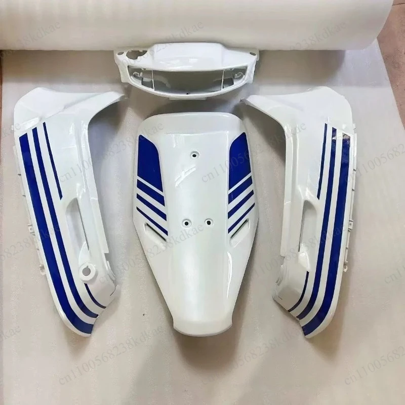 Full‑Set Painted Replacement Body Shell Fairing Panels Accessory With Free Decor Stickers For Two‑Wheeler Scooter Repair Project