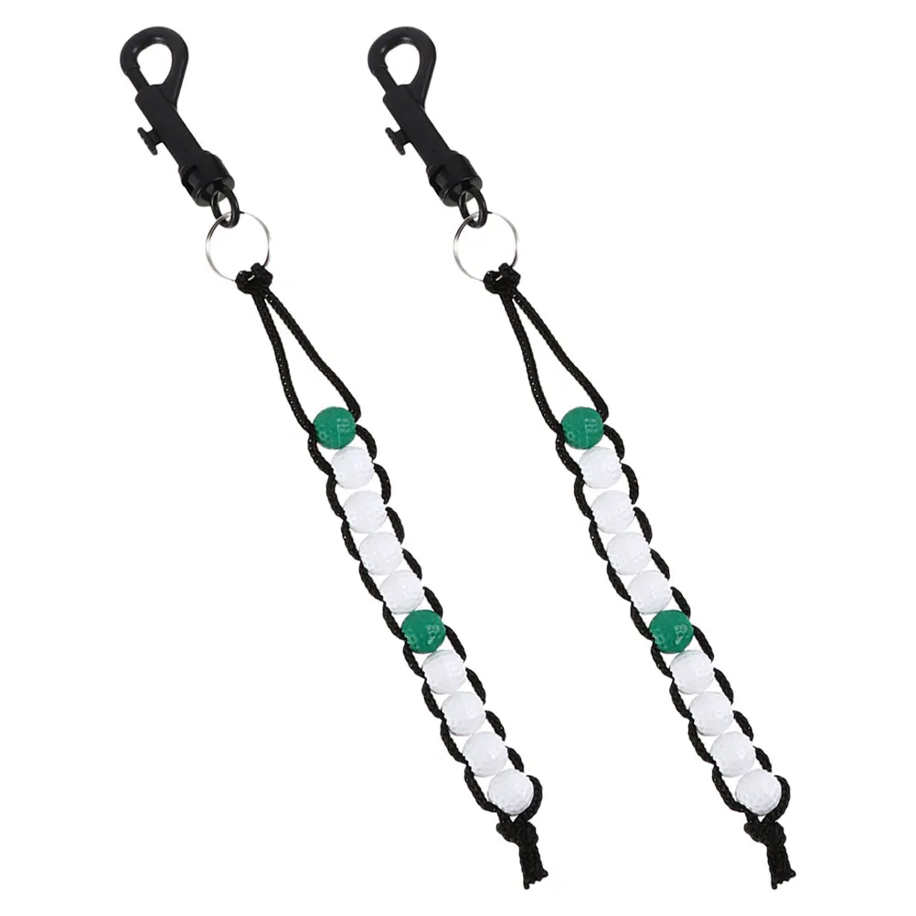 

Golf Scorer Key Chain Accessories Putt Counting Tool Beads Ball Counter Tracker Wrist
