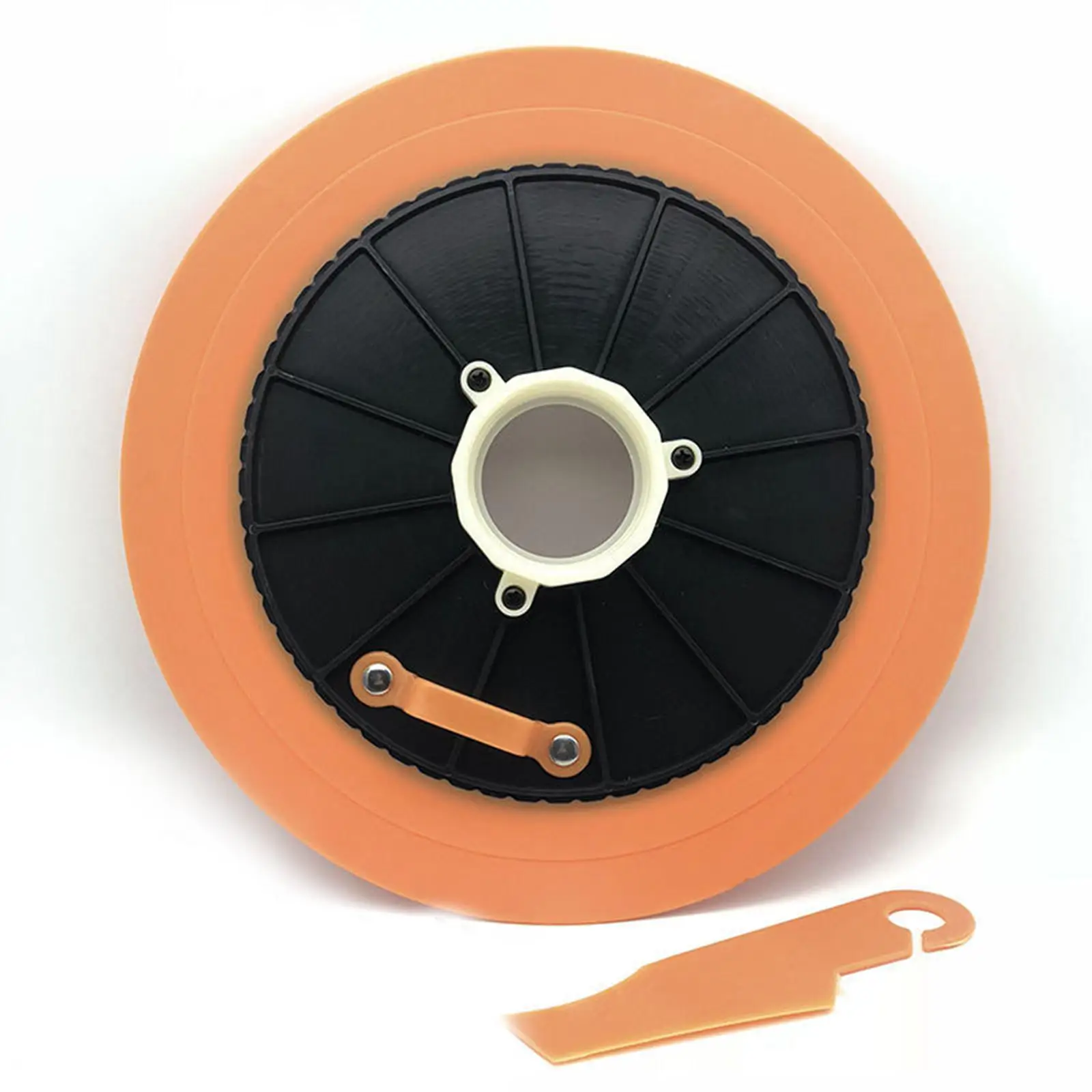 Oil Suction Pan Universal Oil Suction Plate Orange Black Sealant Oil Pressure Tool for 10KG Butter Bucket Replacement