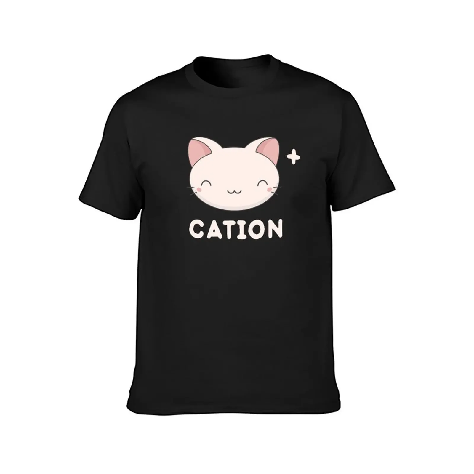 Kawaii Cute Cation Cat Science T-Shirt blacks cute tops men t shirt