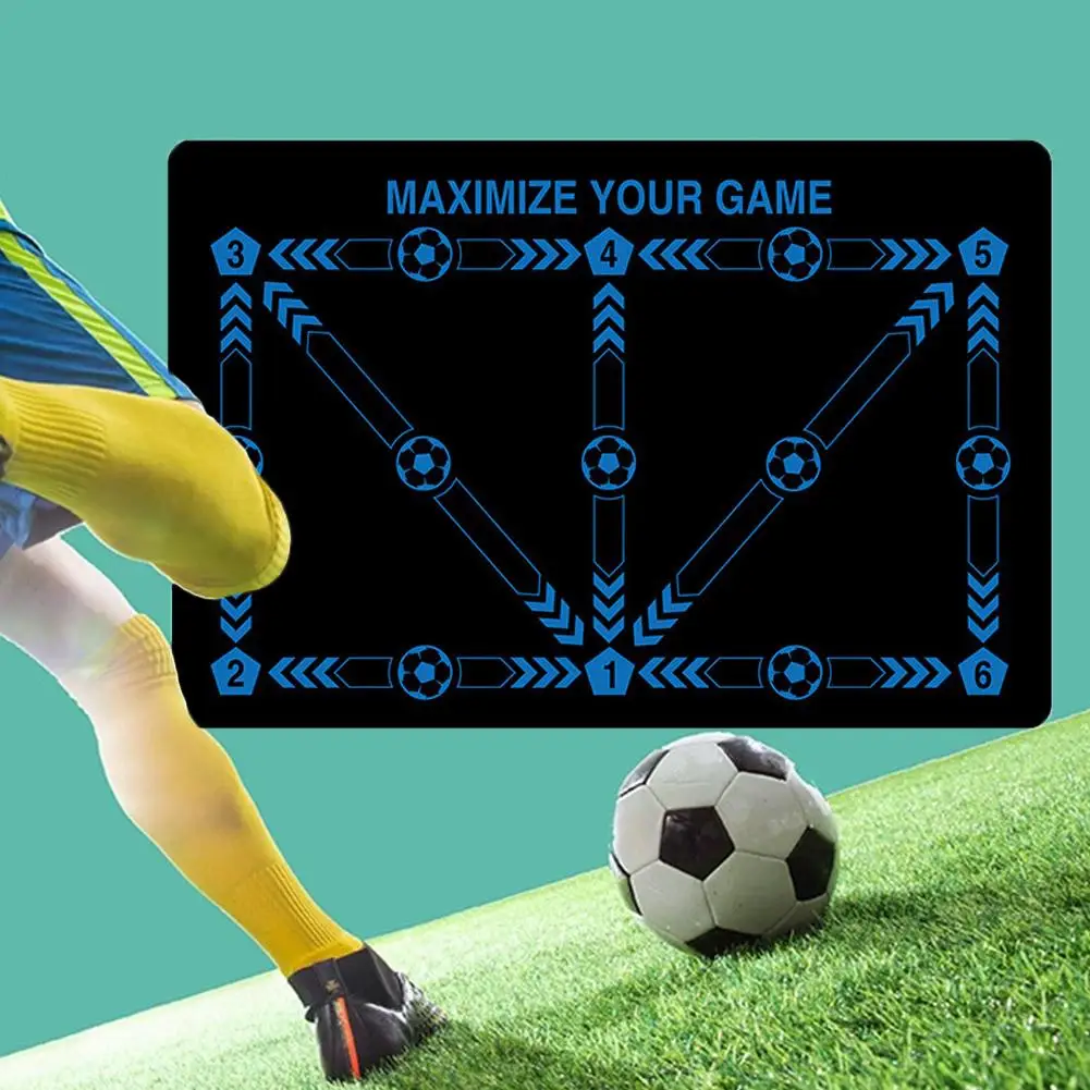 축구 단계 소음 감소 훈련 피트니스 제어 공 미끄럼 방지 매트 실내 스포츠 양말 실내 훈련을위한 빨간색 마커 디스크