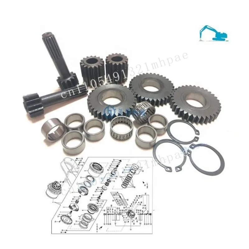

Excavator Deceleration Planetary Gear Main Reducer Gearbox Repair Parts Driving Motor Drive Shaft Pinion