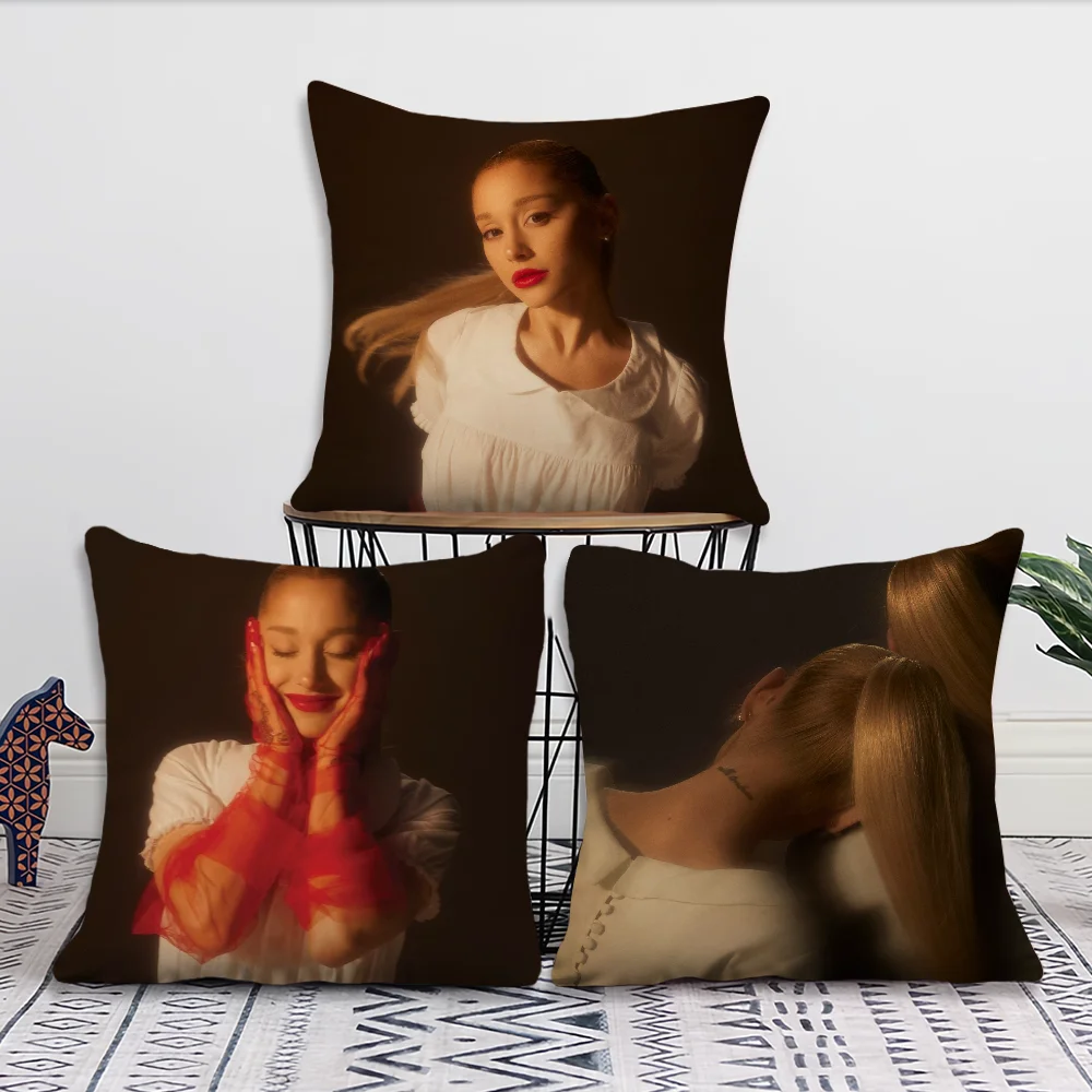 Singer A-Ariana G-GrandeS Comfortable Decorative Pillow Case Suitable for Home Living Room Sofa Room Decoration